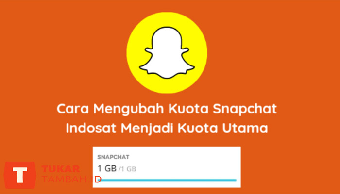 Cara Mengubah Kuota Snapchat Menjadi Kuota Utama